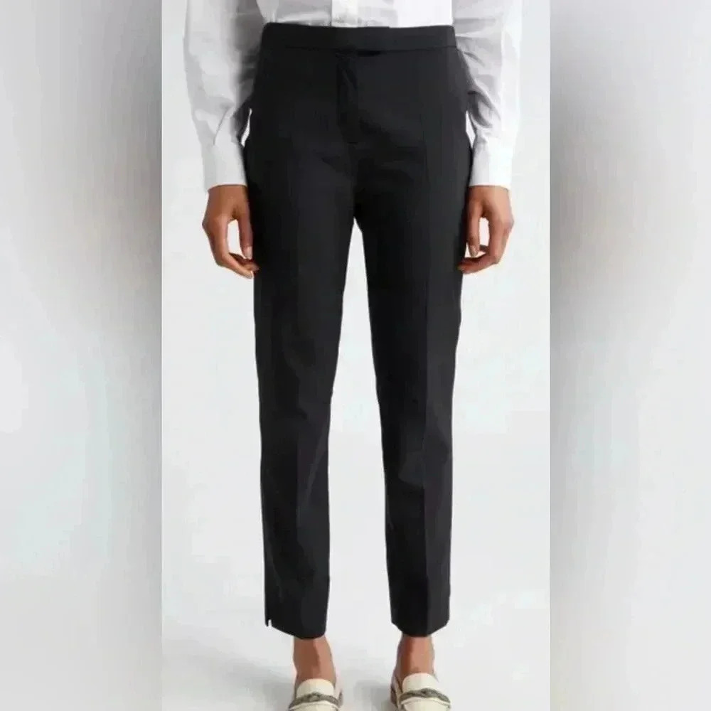Eleventy grey wool blend stylish  day 2 nite cuffed cropped pants
